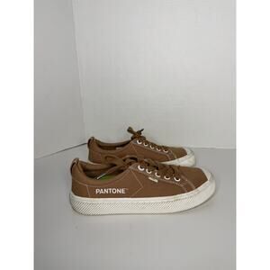 Cariuma OCA Low Pantone Mens Canvas Shoes Sneakers Brown Size 6.5